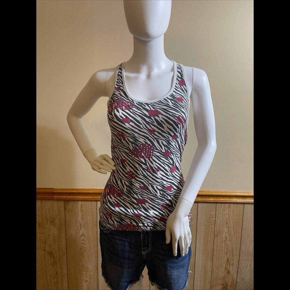 Rue21 Zebra Tank Top